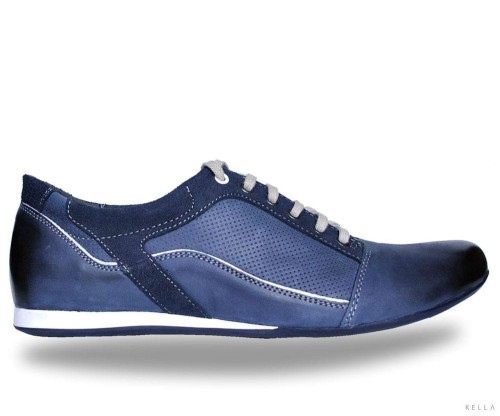 Półbuty skórzane Vinci, jeans