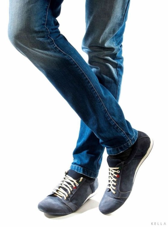 Półbuty skórzane Vinci Borto