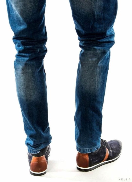 Półbuty zamszowe Nikopol