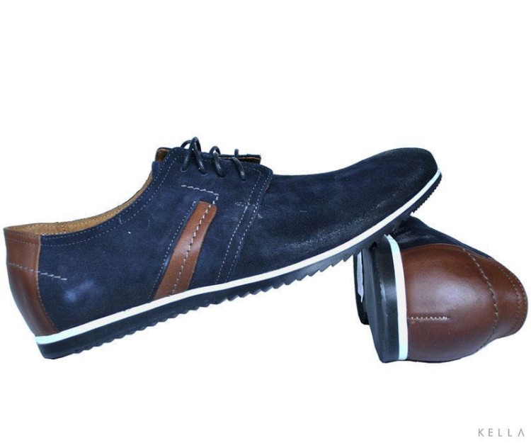 Półbuty zamszowe Nikopol