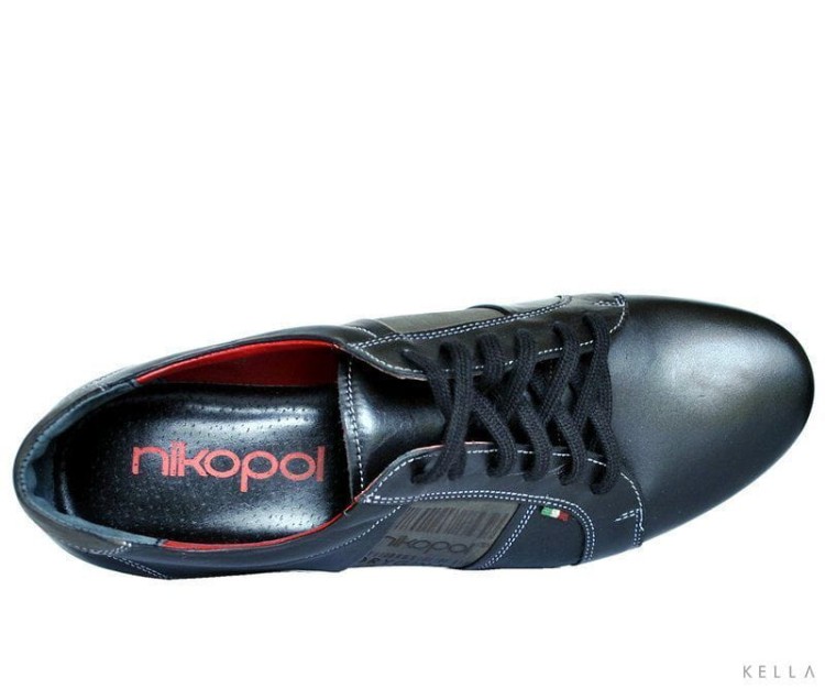 Półbuty Nikipol, skórzane