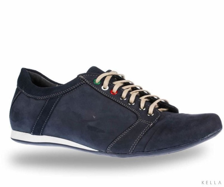 Półbuty skórzane Vinci Borto