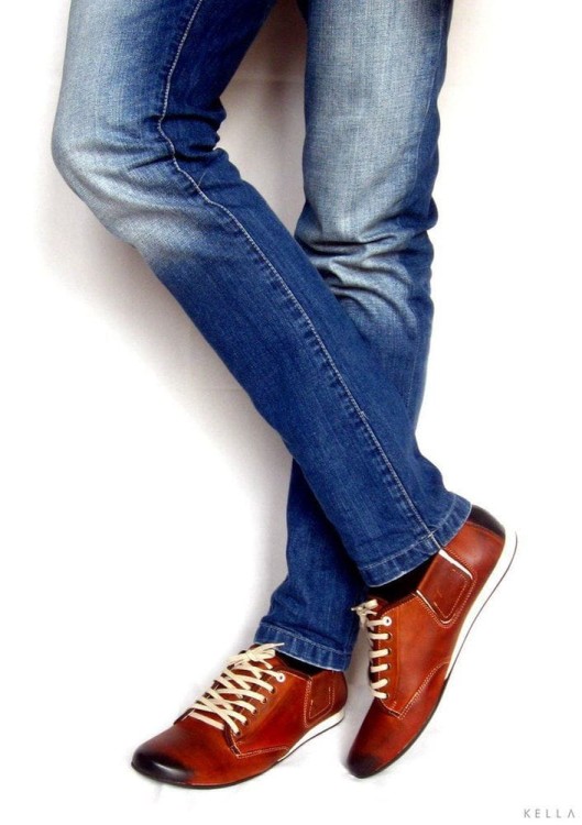 Półbuty skórzane Vinci Lomo